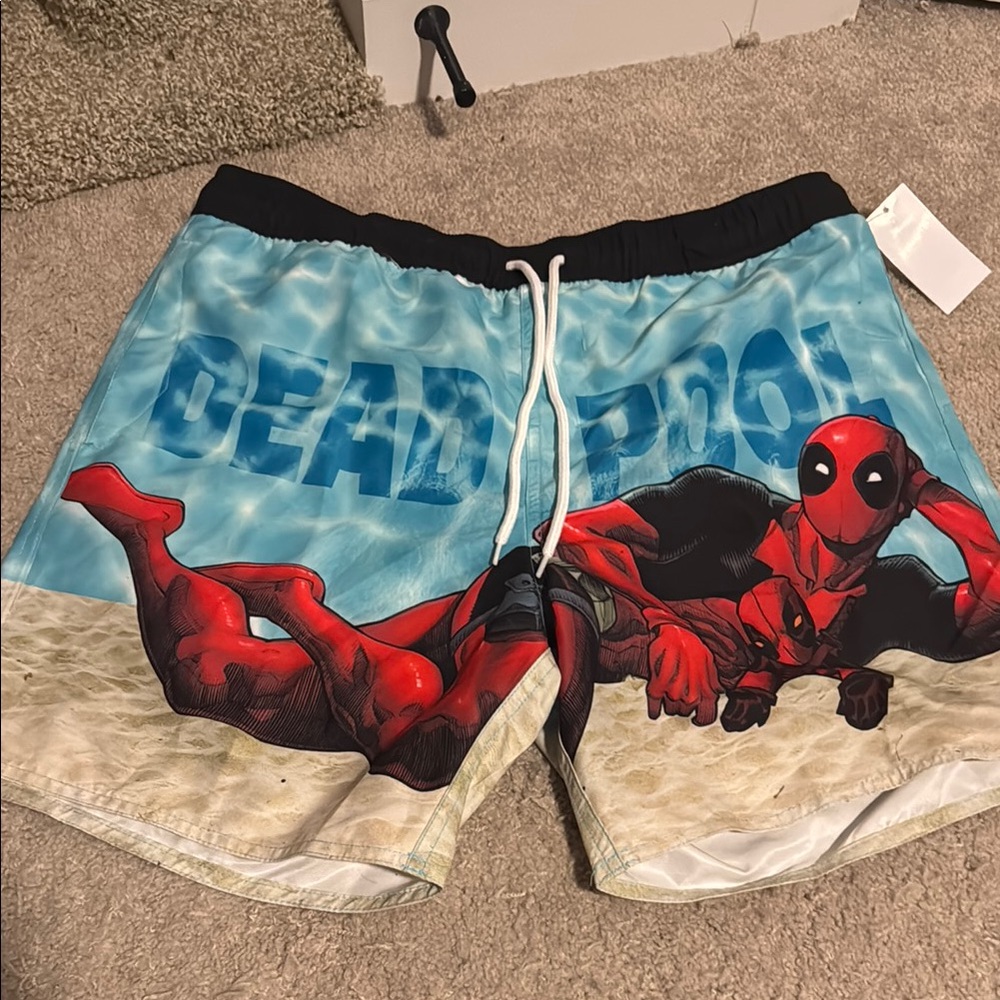 Deadpool Graphic Swim Shorts